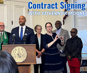 AFT Maryland Unions Sign Contract with Governor Moore