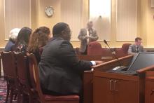 testifying in Annapolis