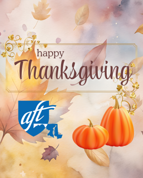 Happy Thanksgiving from AFT Maryland