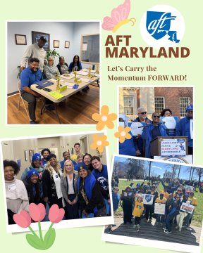 spring photos from AFT Maryland